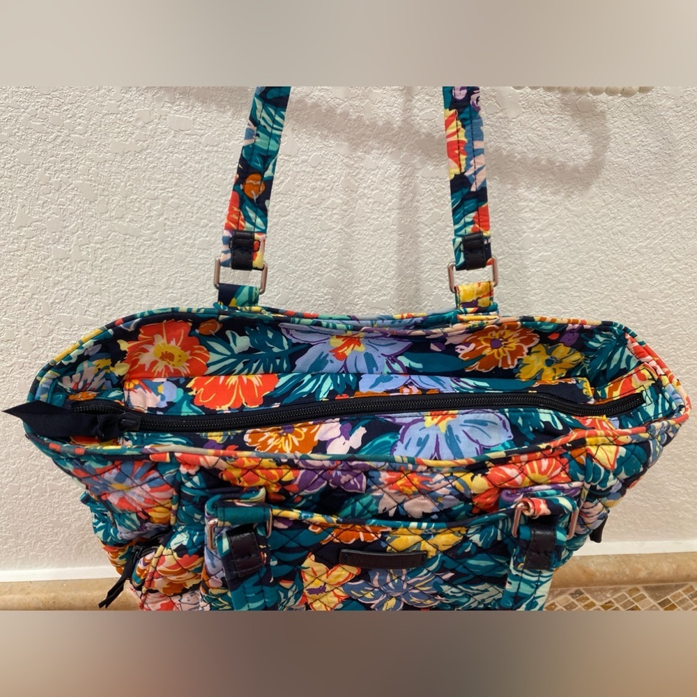 Vera Bradley Happy Blooms Glenna Satchel bag - Picture 7 of 7